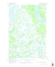 Marshall D-4 Alaska Historical topographic map, 1:63360 scale, 15 X 15 Minute, Year 1952