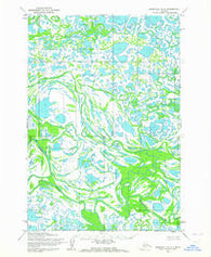 Marshall D-5 Alaska Historical topographic map, 1:63360 scale, 15 X 15 Minute, Year 1952