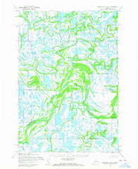 Marshall D-6 Alaska Historical topographic map, 1:63360 scale, 15 X 15 Minute, Year 1952