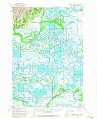Marshall D-7 Alaska Historical topographic map, 1:63360 scale, 15 X 15 Minute, Year 1952