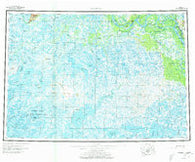 Marshall Alaska Historical topographic map, 1:250000 scale, 1 X 3 Degree, Year 1954