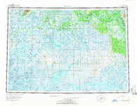 Marshall Alaska Historical topographic map, 1:250000 scale, 1 X 3 Degree, Year 1954