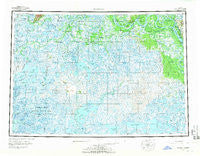 Marshall Alaska Historical topographic map, 1:250000 scale, 1 X 3 Degree, Year 1954