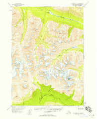 McCarthy A-8 Alaska Historical topographic map, 1:63360 scale, 15 X 15 Minute, Year 1950