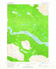 McCarthy B-8 Alaska Historical topographic map, 1:63360 scale, 15 X 15 Minute, Year 1951