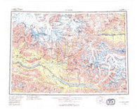 McCarthy Alaska Historical topographic map, 1:250000 scale, 1 X 3 Degree, Year 1960