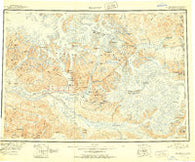 McCarthy Alaska Historical topographic map, 1:250000 scale, 1 X 3 Degree, Year 1951