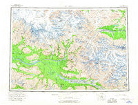 McCarthy Alaska Historical topographic map, 1:250000 scale, 1 X 3 Degree, Year 1960