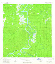 McGrath C-6 Alaska Historical topographic map, 1:63360 scale, 15 X 15 Minute, Year 1954