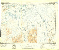 McGrath Alaska Historical topographic map, 1:250000 scale, 1 X 3 Degree, Year 1950