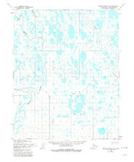 Meade River A-2 Alaska Historical topographic map, 1:63360 scale, 15 X 15 Minute, Year 1955