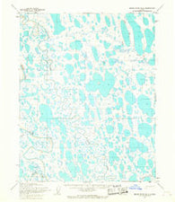 Meade River B-2 Alaska Historical topographic map, 1:63360 scale, 15 X 15 Minute, Year 1955