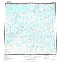 Meade River Alaska Historical topographic map, 1:250000 scale, 1 X 3 Degree, Year 1955