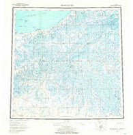 Meade River Alaska Historical topographic map, 1:250000 scale, 1 X 3 Degree, Year 1955