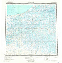 Meade River Alaska Historical topographic map, 1:250000 scale, 1 X 3 Degree, Year 1955