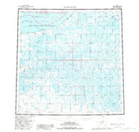 Meade River Alaska Historical topographic map, 1:250000 scale, 1 X 3 Degree, Year 1955