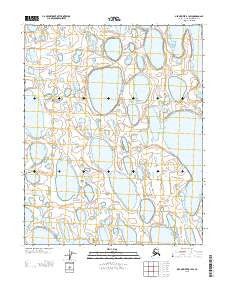Meade River B-1 SW Alaska Current topographic map, 1:25000 scale, 7.5 X 7.5 Minute, Year 2013