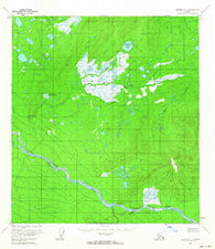 Medfra A-1 Alaska Historical topographic map, 1:63360 scale, 15 X 15 Minute, Year 1958