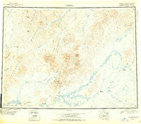 Medfra Alaska Historical topographic map, 1:250000 scale, 1 X 3 Degree, Year 1950