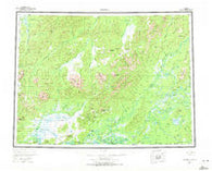 Medfra Alaska Historical topographic map, 1:250000 scale, 1 X 3 Degree, Year 1959
