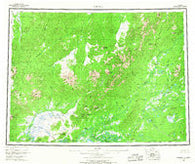 Medfra Alaska Historical topographic map, 1:250000 scale, 1 X 3 Degree, Year 1959