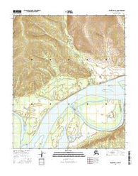 Melozitna A-1 NE Alaska Current topographic map, 1:25000 scale, 7.5 X 7.5 Minute, Year 2016