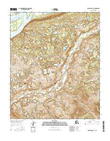 Melozitna A-1 SE Alaska Current topographic map, 1:25000 scale, 7.5 X 7.5 Minute, Year 2016