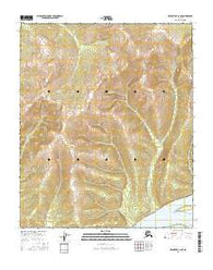 Melozitna A-2 NE Alaska Current topographic map, 1:25000 scale, 7.5 X 7.5 Minute, Year 2016