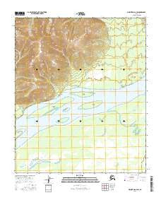Melozitna A-2 SW Alaska Current topographic map, 1:25000 scale, 7.5 X 7.5 Minute, Year 2016