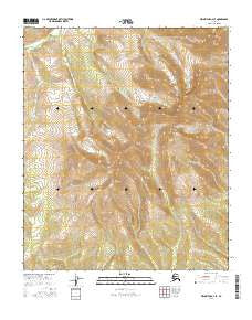 Melozitna A-4 SE Alaska Current topographic map, 1:25000 scale, 7.5 X 7.5 Minute, Year 2016
