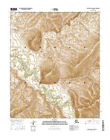 Melozitna A-6 NW Alaska Current topographic map, 1:25000 scale, 7.5 X 7.5 Minute, Year 2016
