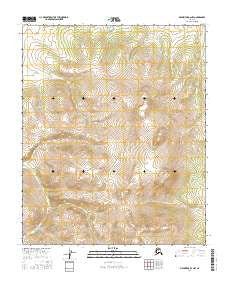 Melozitna B-2 NW Alaska Current topographic map, 1:25000 scale, 7.5 X 7.5 Minute, Year 2016