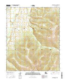 Melozitna B-2 SE Alaska Current topographic map, 1:25000 scale, 7.5 X 7.5 Minute, Year 2016