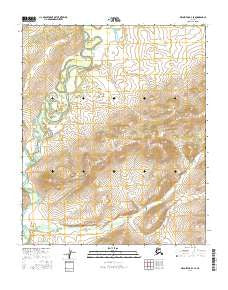 Melozitna B-4 SE Alaska Current topographic map, 1:25000 scale, 7.5 X 7.5 Minute, Year 2016