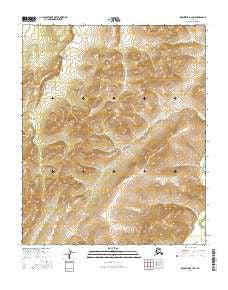 Melozitna B-4 SW Alaska Current topographic map, 1:25000 scale, 7.5 X 7.5 Minute, Year 2016