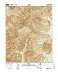 Melozitna B-5 NE Alaska Current topographic map, 1:25000 scale, 7.5 X 7.5 Minute, Year 2016
