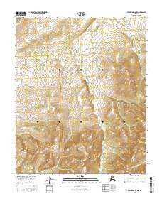 Melozitna B-5 NW Alaska Current topographic map, 1:25000 scale, 7.5 X 7.5 Minute, Year 2016