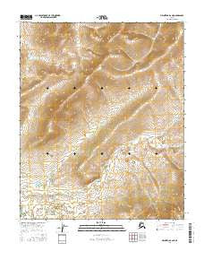 Melozitna B-6 NE Alaska Current topographic map, 1:25000 scale, 7.5 X 7.5 Minute, Year 2016