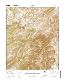 Melozitna B-6 NW Alaska Current topographic map, 1:25000 scale, 7.5 X 7.5 Minute, Year 2016