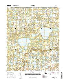 Melozitna C-6 NE Alaska Current topographic map, 1:25000 scale, 7.5 X 7.5 Minute, Year 2016