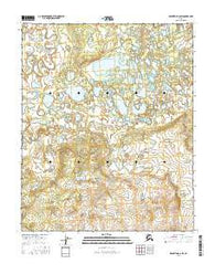 Melozitna C-6 SW Alaska Current topographic map, 1:25000 scale, 7.5 X 7.5 Minute, Year 2016