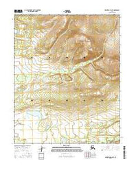 Melozitna D-3 NE Alaska Current topographic map, 1:25000 scale, 7.5 X 7.5 Minute, Year 2016