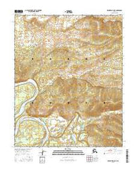 Melozitna D-5 NE Alaska Current topographic map, 1:25000 scale, 7.5 X 7.5 Minute, Year 2016