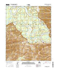 Melozitna D-5 SE Alaska Current topographic map, 1:25000 scale, 7.5 X 7.5 Minute, Year 2016