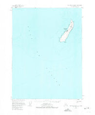 Middleton Island B-7 Alaska Historical topographic map, 1:63360 scale, 15 X 15 Minute, Year 1955