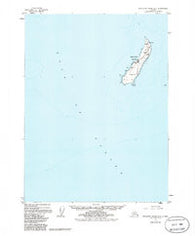 Middleton Island B-7 Alaska Historical topographic map, 1:63360 scale, 15 X 15 Minute, Year 1955
