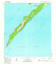Middleton Island D-1 and D-2 Alaska Historical topographic map, 1:63360 scale, 15 X 15 Minute, Year 1955