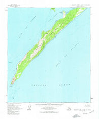 Middleton Island D-1 and D-2 Alaska Historical topographic map, 1:63360 scale, 15 X 15 Minute, Year 1955