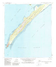 Middleton Island D-1 and D-2 Alaska Historical topographic map, 1:63360 scale, 15 X 15 Minute, Year 1955