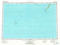 Middleton Island Alaska Historical topographic map, 1:250000 scale, 1 X 3 Degree, Year 1955